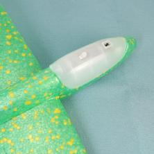 Самолет светящийся 46*48см пенопласт арт.ФУ-9543 ассорти