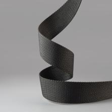 Стропа 40мм арт.ФУ-10590 черный (повышенная плотность)