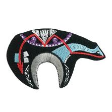 Термоаппликация "Сказочный барсук" 80*50мм арт.AF-13T119 черный