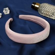 Ободок пластик/текстиль 30мм "Перелив" арт.10067693 сиреневый