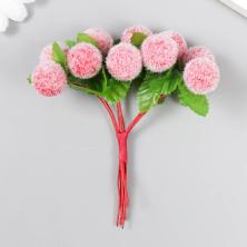 Ягоды на проволоке d- 1,5cм 10см арт.7451659 красный (10шт)