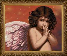 СД-3074 "Ангел" Наборы для вышивания мулине "Нова Слобода" 38*30см