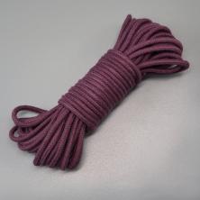 Шнур х/б круглый 3мм арт.7821 т.лиловый (5м)