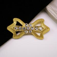 Застежка 50*25мм со стразами арт.AC-456 золото