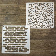 Трафарет Абстракция