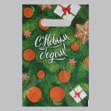 Пакет п/э с вырубной ручкой 30*20см 