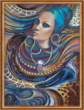 Набор для вышивания бисером АБРИС АРТ "Цвета Африки" 30*40см арт.AB-359