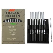 Иглы ORGAN NEEDLES арт.DB*1/DB*1738 №120/19 (10игл)