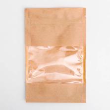 Пакет с окном Дой-Пак (Doy Pack) с замком Zip-Lock 18,5*12см арт.7314899