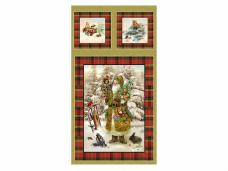 Ткань для пэчворка 60*110см Peppy Old Christmas Panel арт.4565 25575 MGMUL1