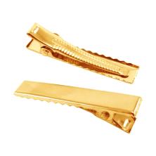 Заготовка для заколки "Крокодил" 4,0см арт.DY-38 золото