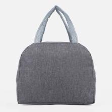 Термосумка текстиль на молнии 6л 24*20*13см арт.9257263 серый