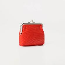 Кошелек иск.кожа на фермуаре 9*12см арт.7354057 красный
