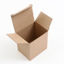 Коробка крафт (гофра) 12*9,5*12см арт.9082617