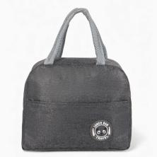 Термосумка текстиль на молнии 6л 24*20*13см арт.9257263 серый