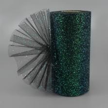 Фатин с глиттером 150мм арт.SF-604 черный-12