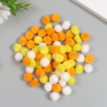 Декор "Помпончики" d=1-3см арт10235666 микс (70шт)