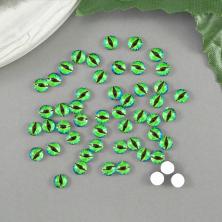 Глаза круглые стеклянные  6мм арт.ФУ-10362