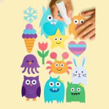 Бумага цветная двусторонняя 10цв А4 20*28см арт.3809505 (20листов)