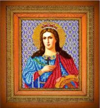 Вышиваем бисером арт.L-31 "Святая Екатерина" Набор для вышивания бисером 21*17см