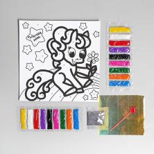 Фреска песком 