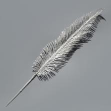 Ветка 46см с глиттером арт.SF-3122 серебро