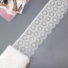 Кружево гипюр  80мм арт.861 белый