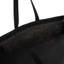 Сумка пляжная без застежки 45*12*35см арт.10179294 черный