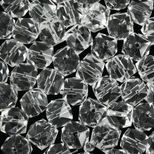 Бусины акрил граненые арт.ФУ-11166 прозрачный (50гр)