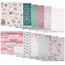 Бумага двусторонняя 30,5*30,5см "05 Пуансеттия" 190гр/м арт.PSR-L25 (7шт)