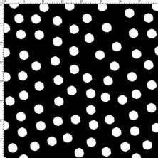 Ткань для пэчворка 50*55см Peppy Jumbo Dots арт.691-835 BLACK/WHITE