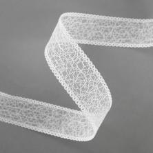 Лента капрон 25мм "Паутинка" арт.2276046 белый
