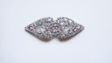 Застежка 76*29мм со стразами арт.JRTB-1163