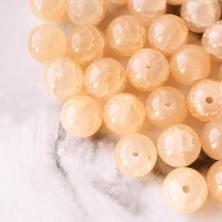 Бусины стекло  8мм "Нефритовое кракле" арт.7717832 (34шт)