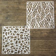 Трафарет Абстракция