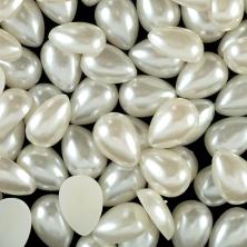 Полубусины "Капля" 13*18мм кремовый