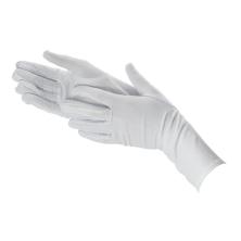 Карнавальный аксессуар перчатки х/б стрейч 26см арт.8297 белый
