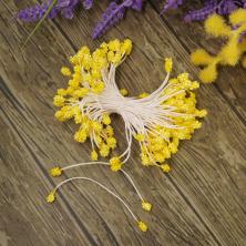 Тычинки 6см d-3мм арт.TIC/F-3 желтый (85шт)