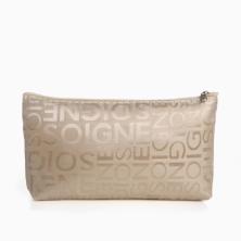 Косметичка-пенал на молнии 19*11см арт.10299318 бежевый