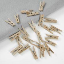 Прищепки 25мм арт.SF-2266 натуральный