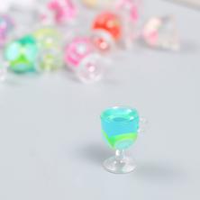 Подвеска акрил "Лимонад" 20*15*11мм арт.9300808 ассорти