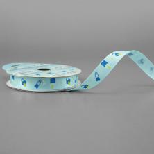 Лента атласная 10мм арт.ALP-103 B12/129 baby/голубой (3м)