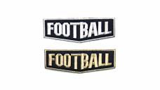Термоаппликация "FOOTBALL" 120*41мм арт.54224