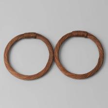 Ручка для сумки дерево 12,5см арт.7344002 коричневый