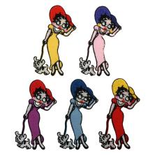 Термоаппликация "Beatty Boop" 70*30мм арт.4010/13 ассорти