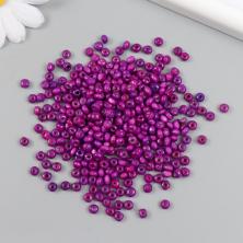 Бусины дерево 4*3мм арт.9888427 фиолетовый (20гр)