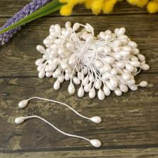 Тычинки 6см d-5мм Fiorico арт.TIC/P-5 белый