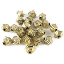 Бусины акрил под металл 