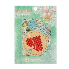 Бирка картон "Пэчворк" 10,8*15см арт.1211929 (8шт)