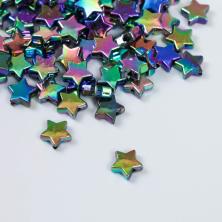 Бусины акрил "Звездочки" 11*11*5мм арт.9291984 бензин (85±1шт)